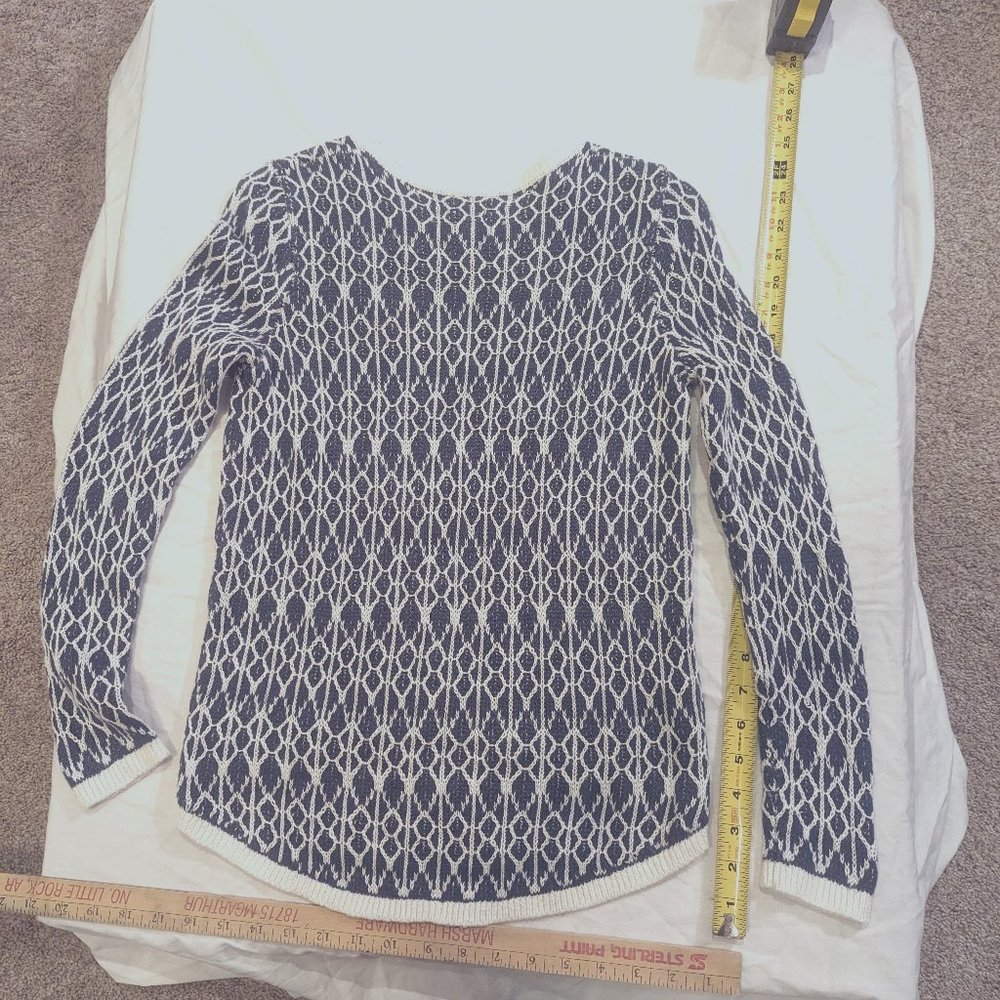 Loft Sweater in Navy/White Size XSP - Picture 3 of 5